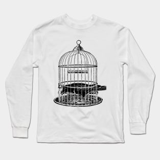 Caged Raven Long Sleeve T-Shirt